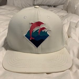 Pink Dolphin Snap Back Hat